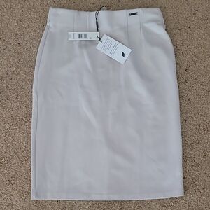 Tahari NWT Cream Pencil Skirt